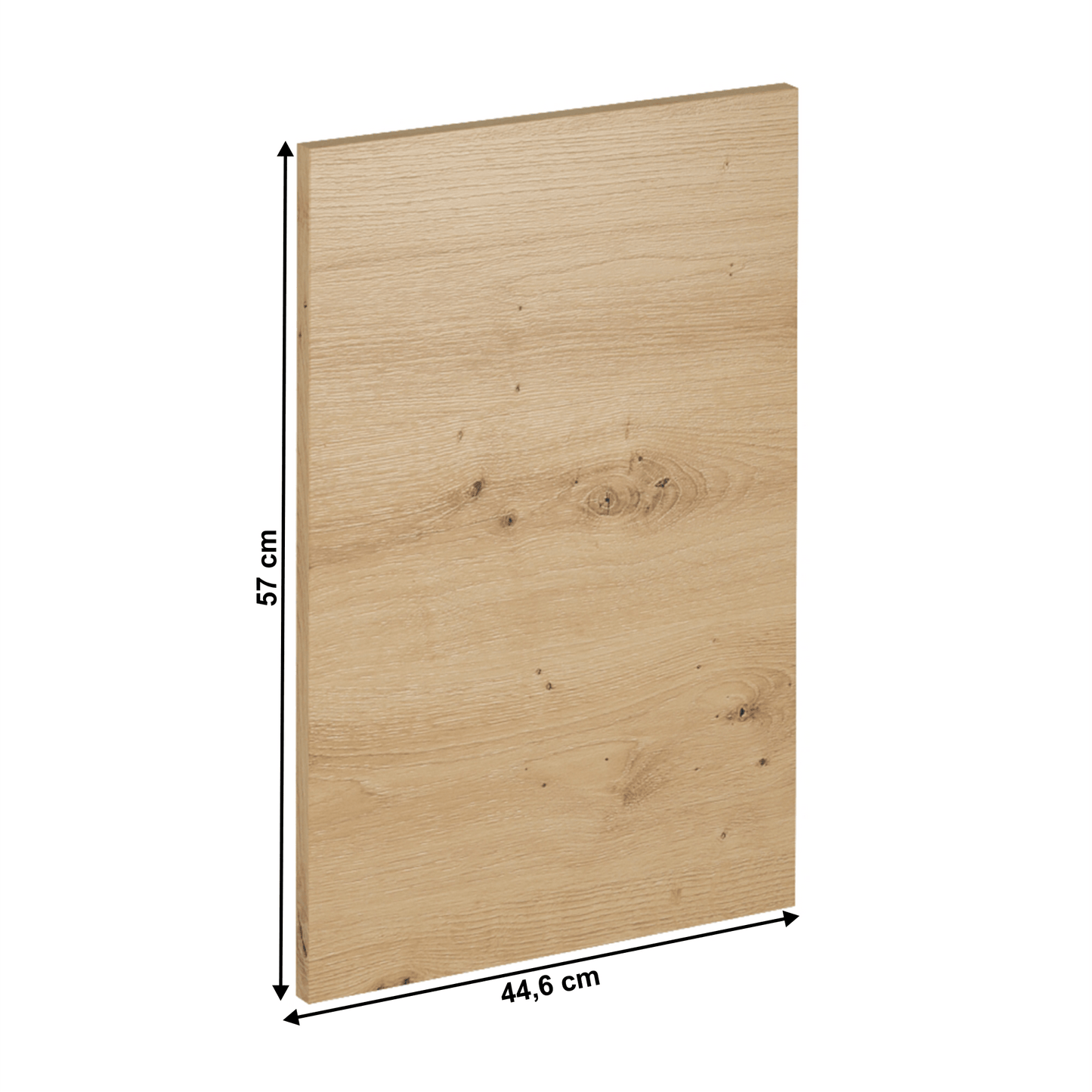 Uşă la maşina de spălat vase, stejar artizanal, 44,6x57, LANGEN