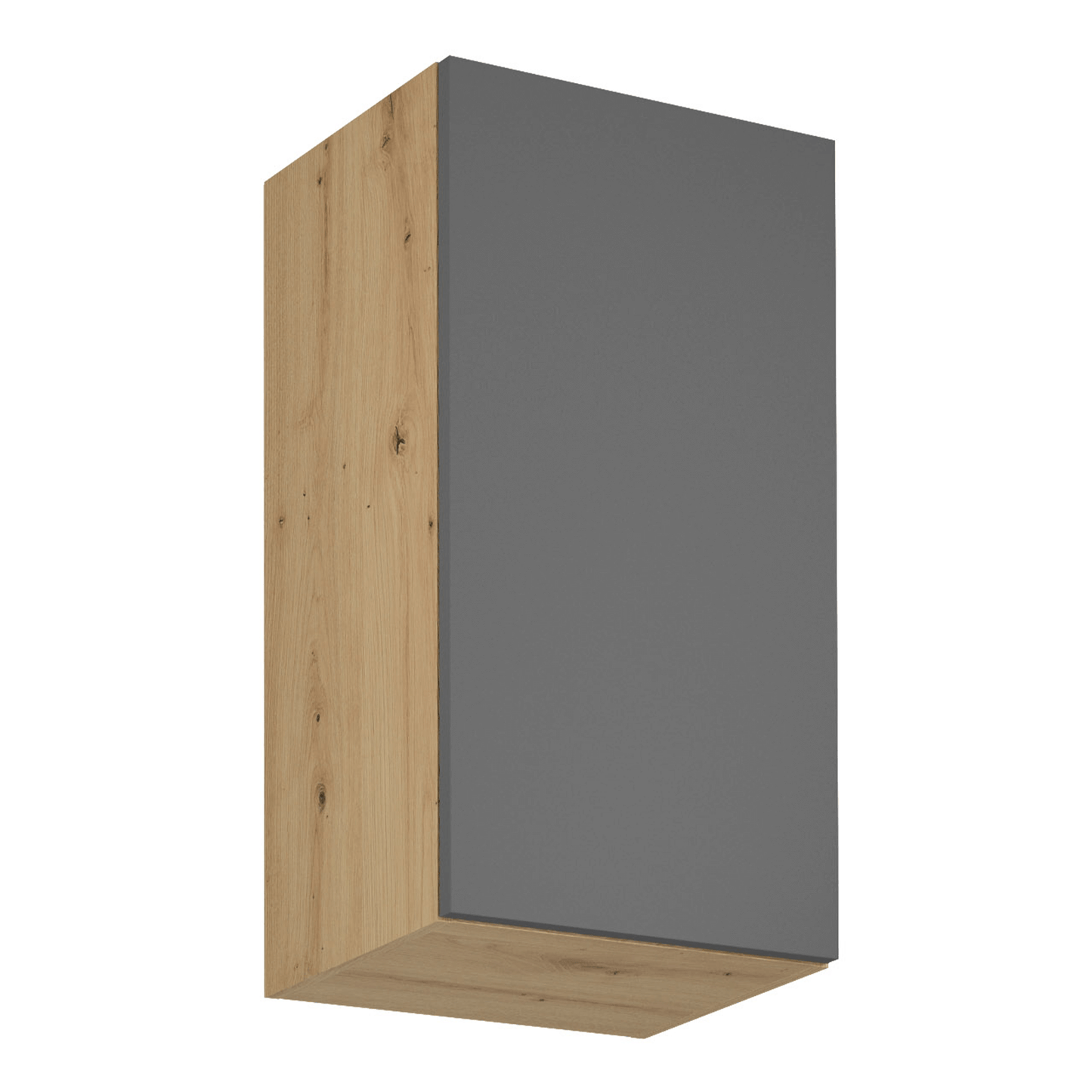 Dulap superior, stejar artizanal / gri mat, universal, LANGEN G40