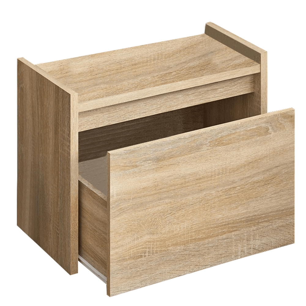 Bancă cu spaţiu de depozitare, stejar sonoma, BERGI