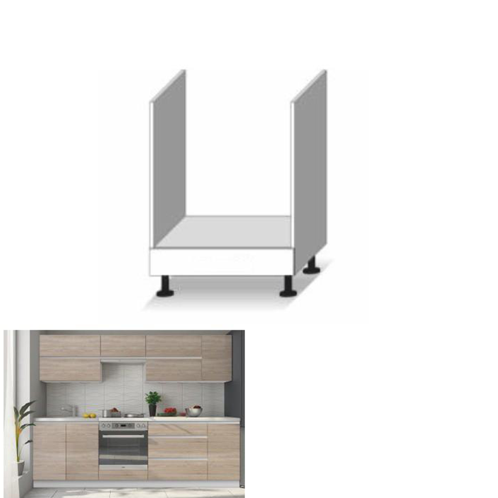 Dulap inferior mască aragaz, stejar sonoma, LINE