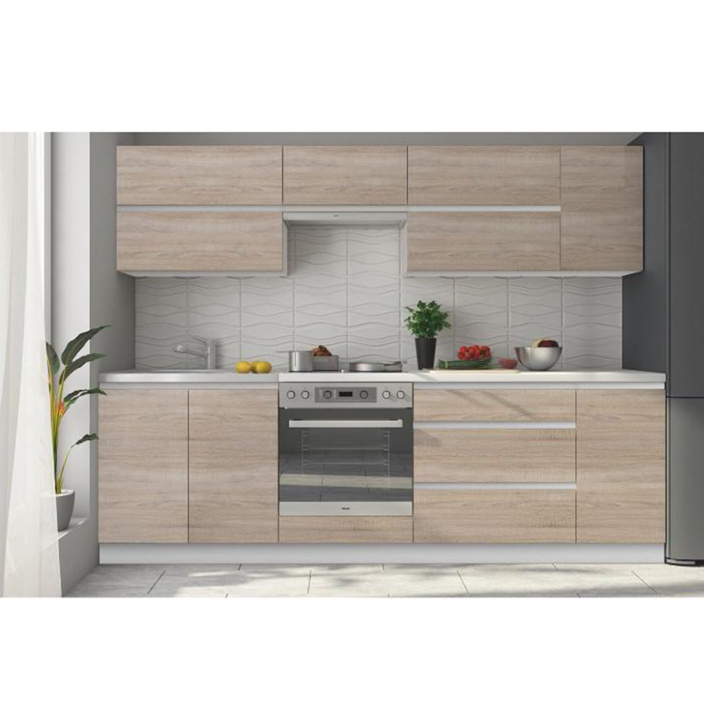 Dulap inferior mască aragaz, stejar sonoma, LINE