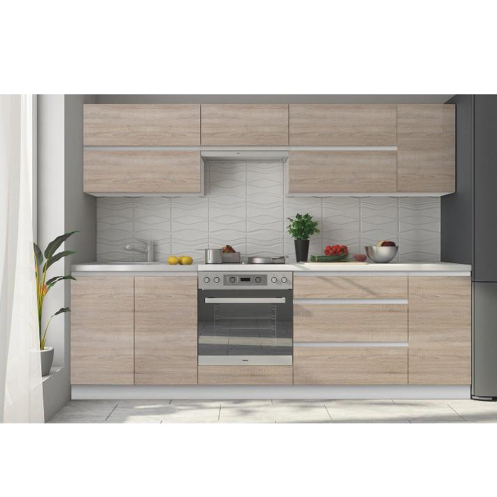 Dulap inferior cu 2 uşi, stejar sonoma, LINE