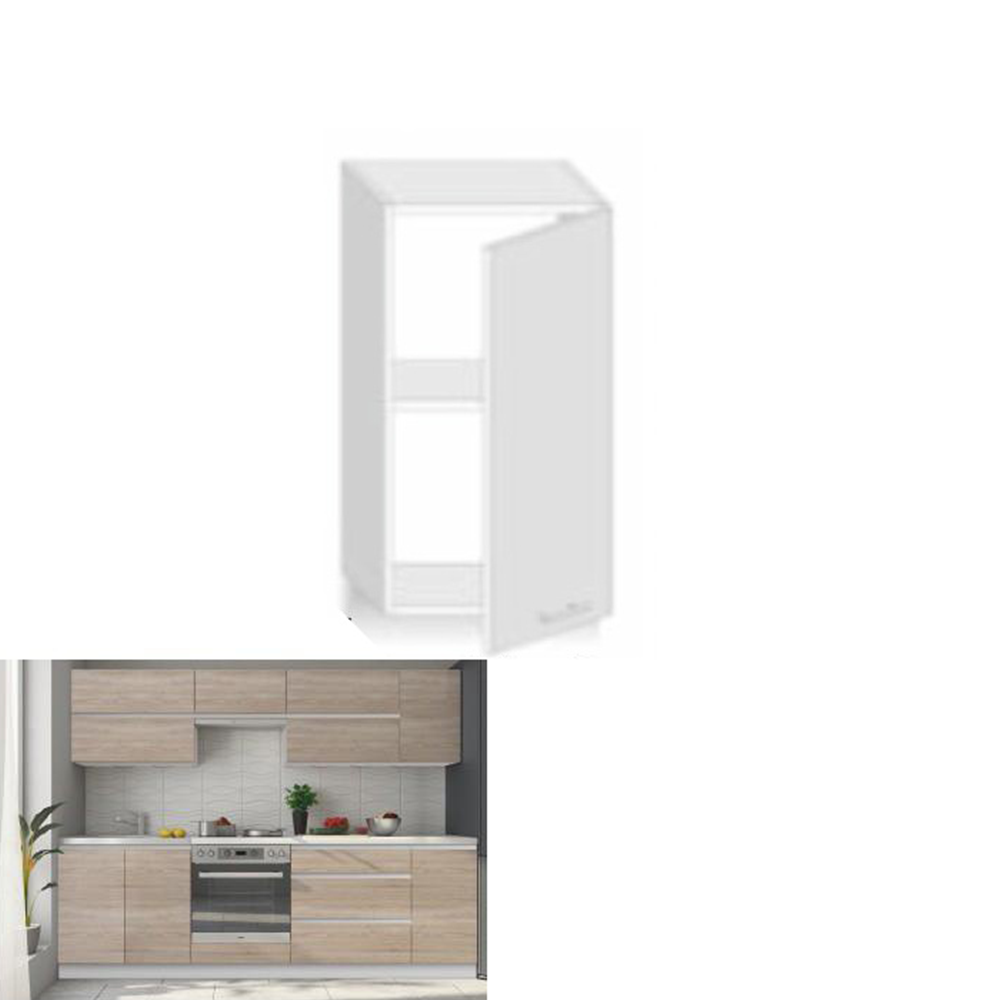 Dulap superior cu uşă verticală, stejar sonoma, dreapta, LINE G30