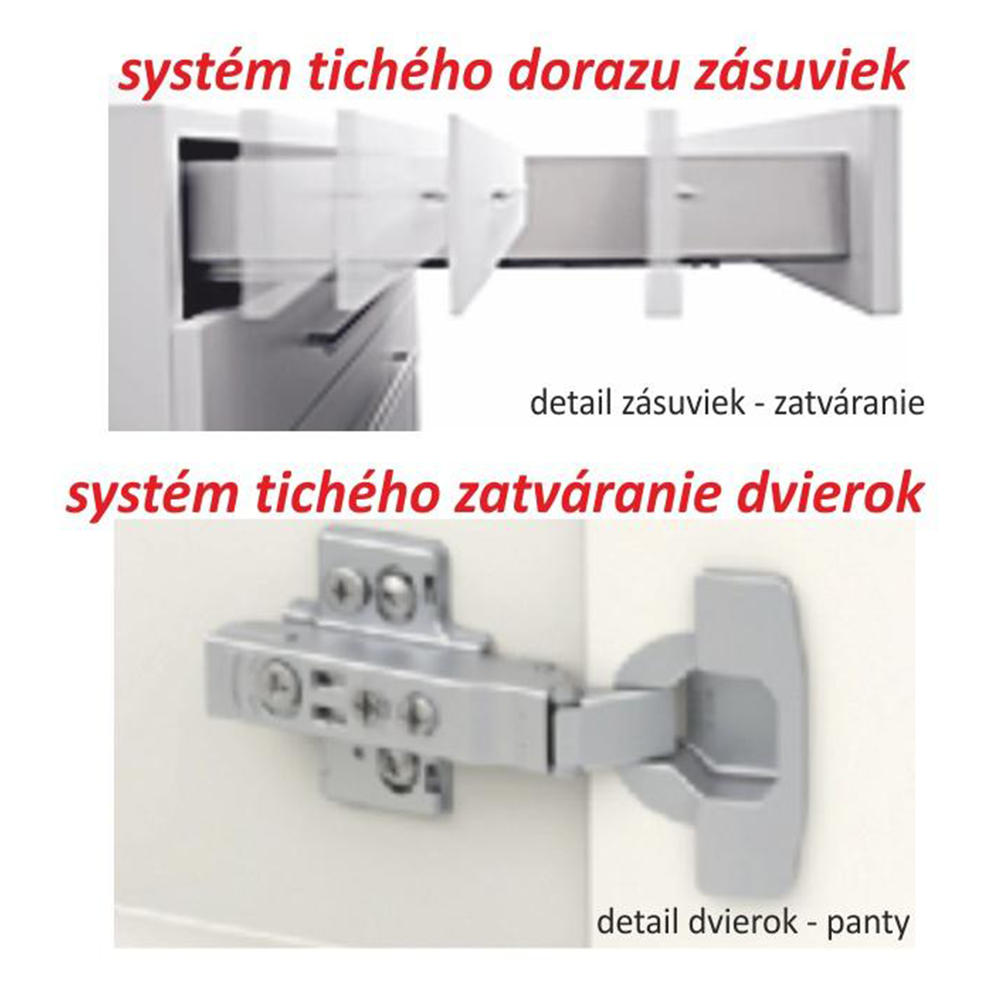 Dulap inferior, alb super luciu HG, dreapta, LINE ALB