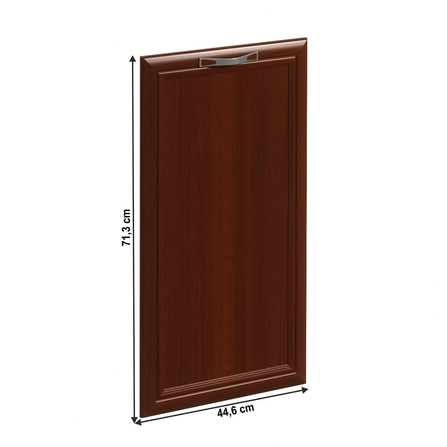 Uşă pentru maşina de spălat vase încorporată, 44,6x71,3, nuc Milano, SICILIA