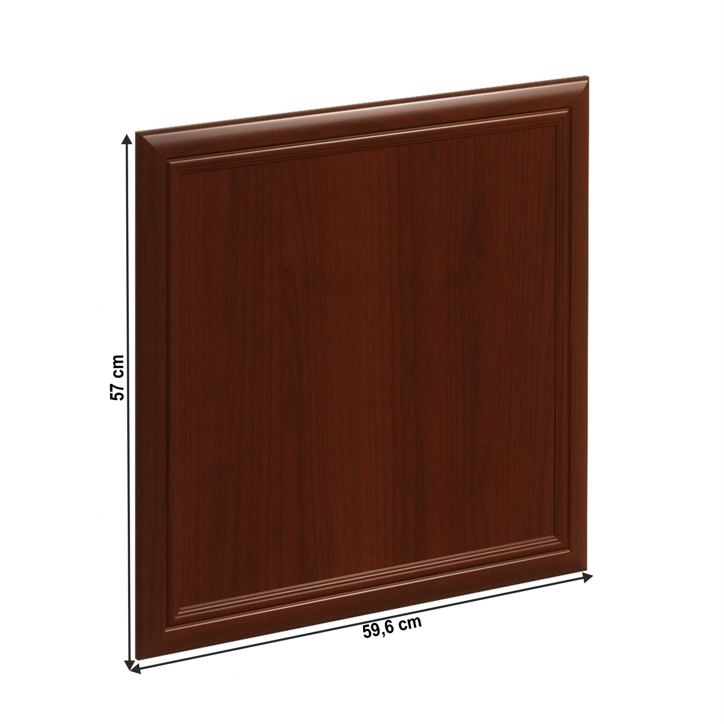 Uşă pentru maşina de spălat vase încorporată, 59,6x57, nuc Milano, SICILIA