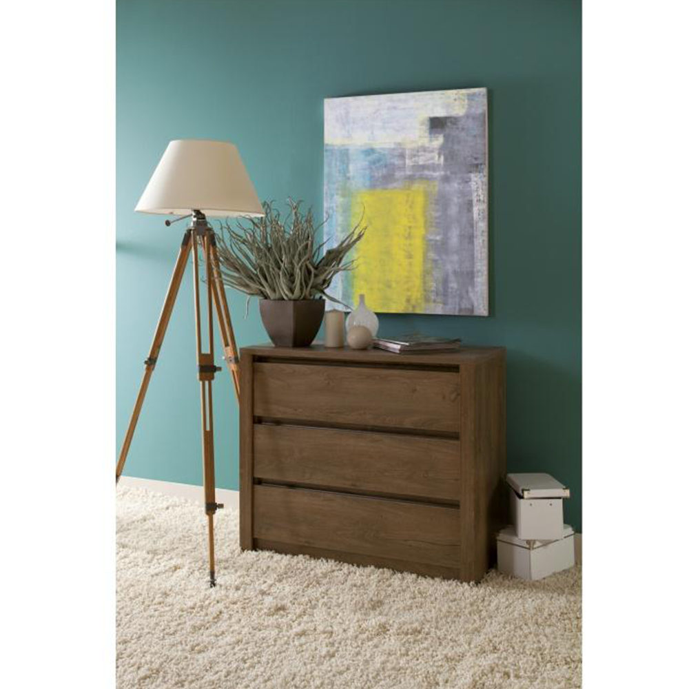 Comodă, stejar lefkas închis, MONTANA K3S