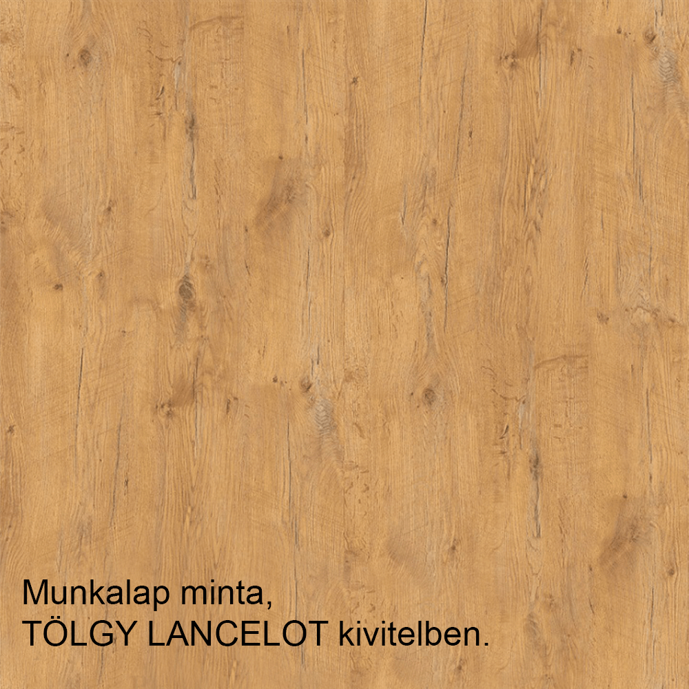 Dulap inferior, gri mat/stejar lancelot, VEGA 80 D 2F BB