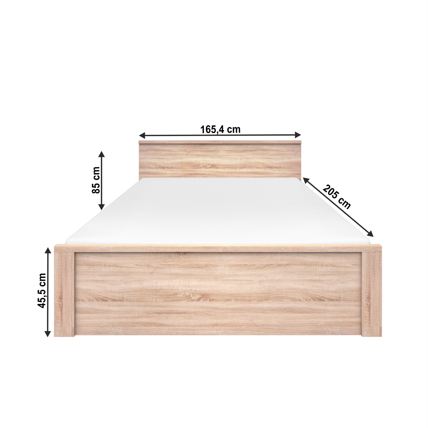 Pat, stejar sonoma, NORTY TYP 8