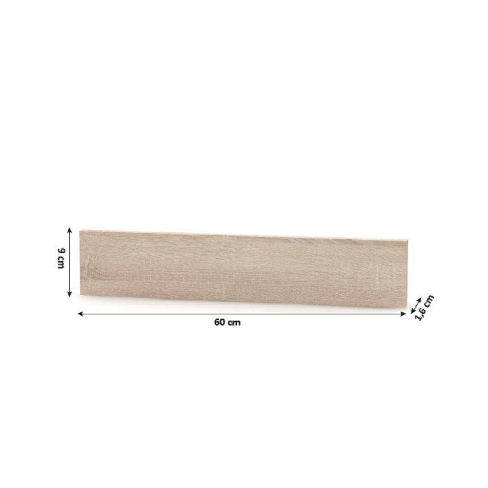 Plintă pentru maşina de spălat vase 60, stejar sonoma, NOVA PLUS NOPL-062-02