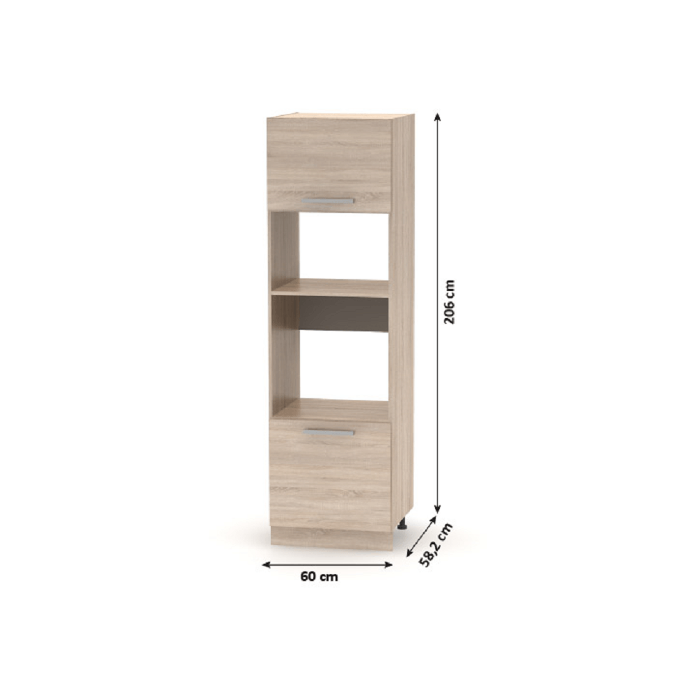 Dulap încorporabil, stejar sonoma, NOVA PLUS NOPL-084-00
