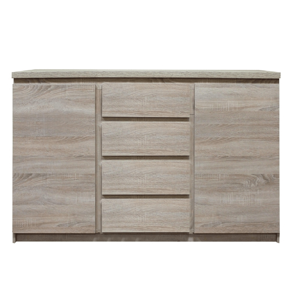 Comodă, stejar sonoma, PANAMA typ 08