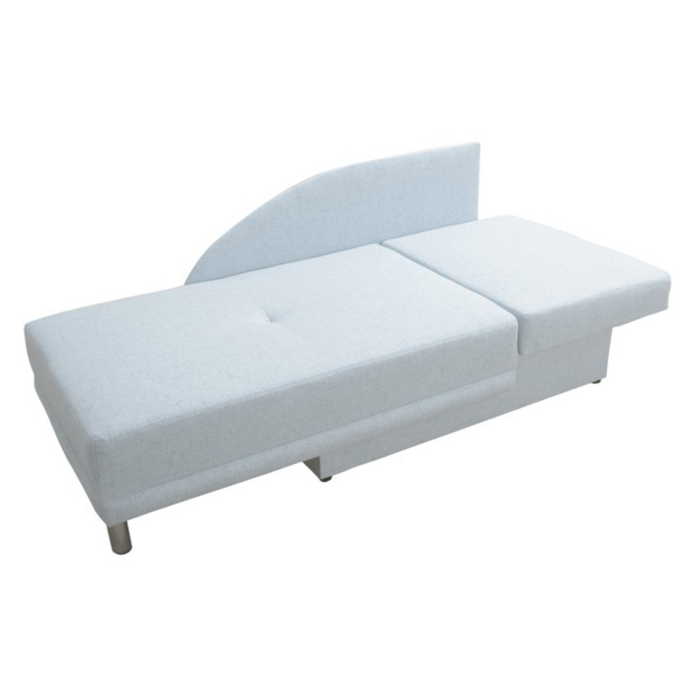 Canapea, albastru deschis, extensibilă, de dreapta, LAUREL