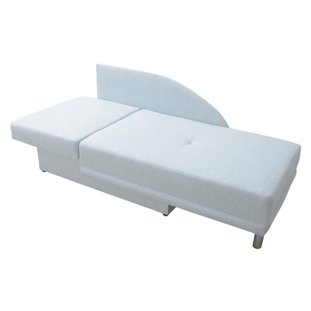 Canapea, albastru deschis, extensibilă, de stănga, LAUREL