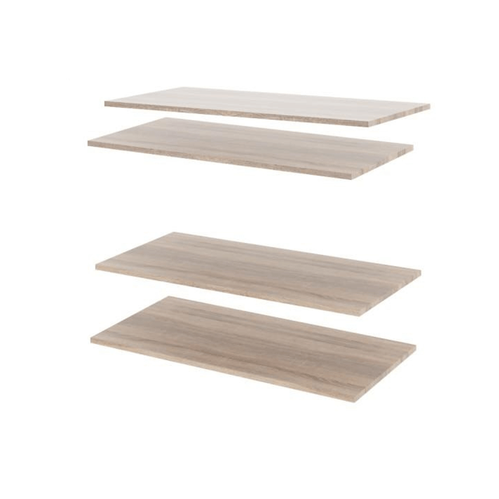 Poliţe în dulap, 4buc., stejar sonoma, DUNAJ Tip 3