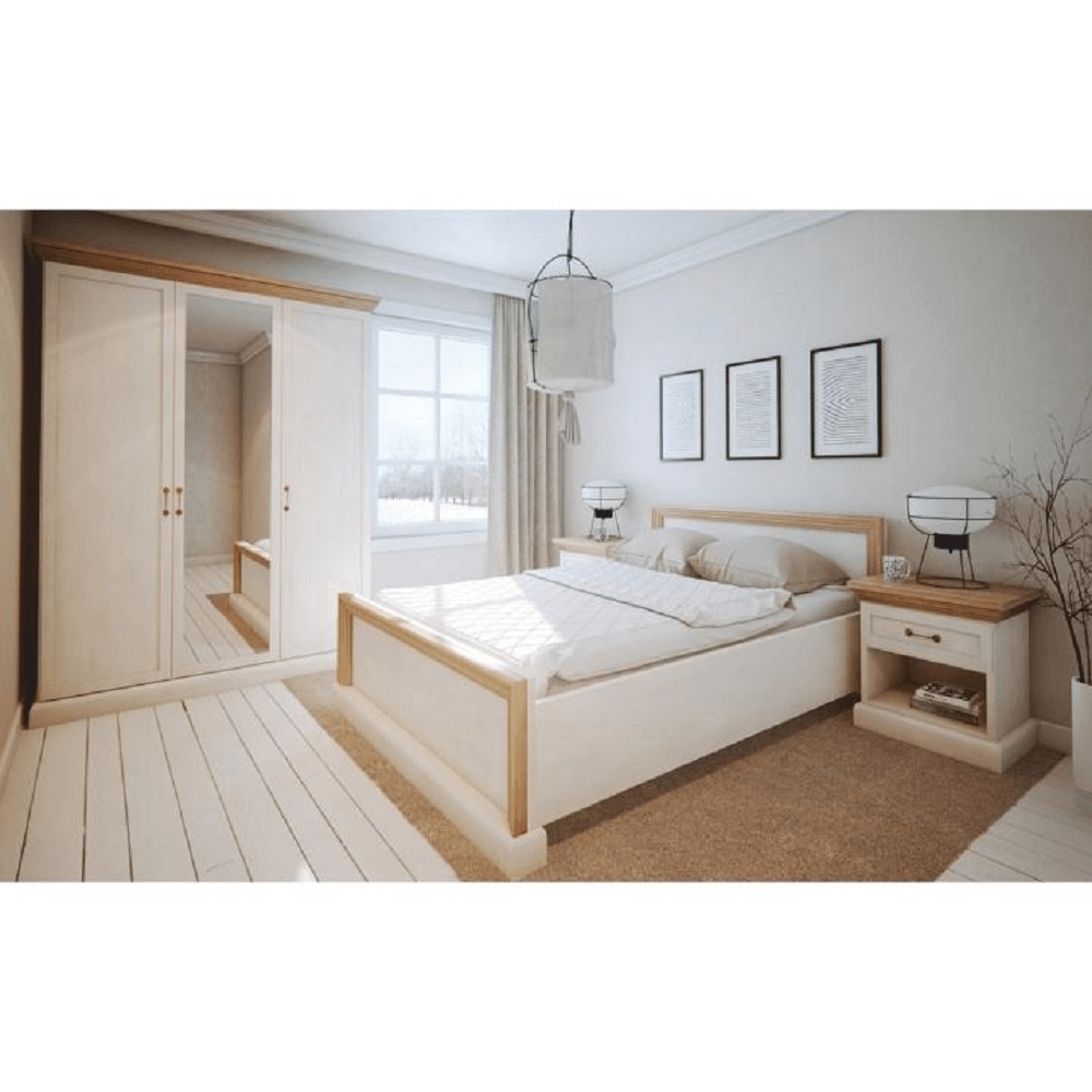 Set dormitor, pin nordic/ stejar sălbatic, ROYAL