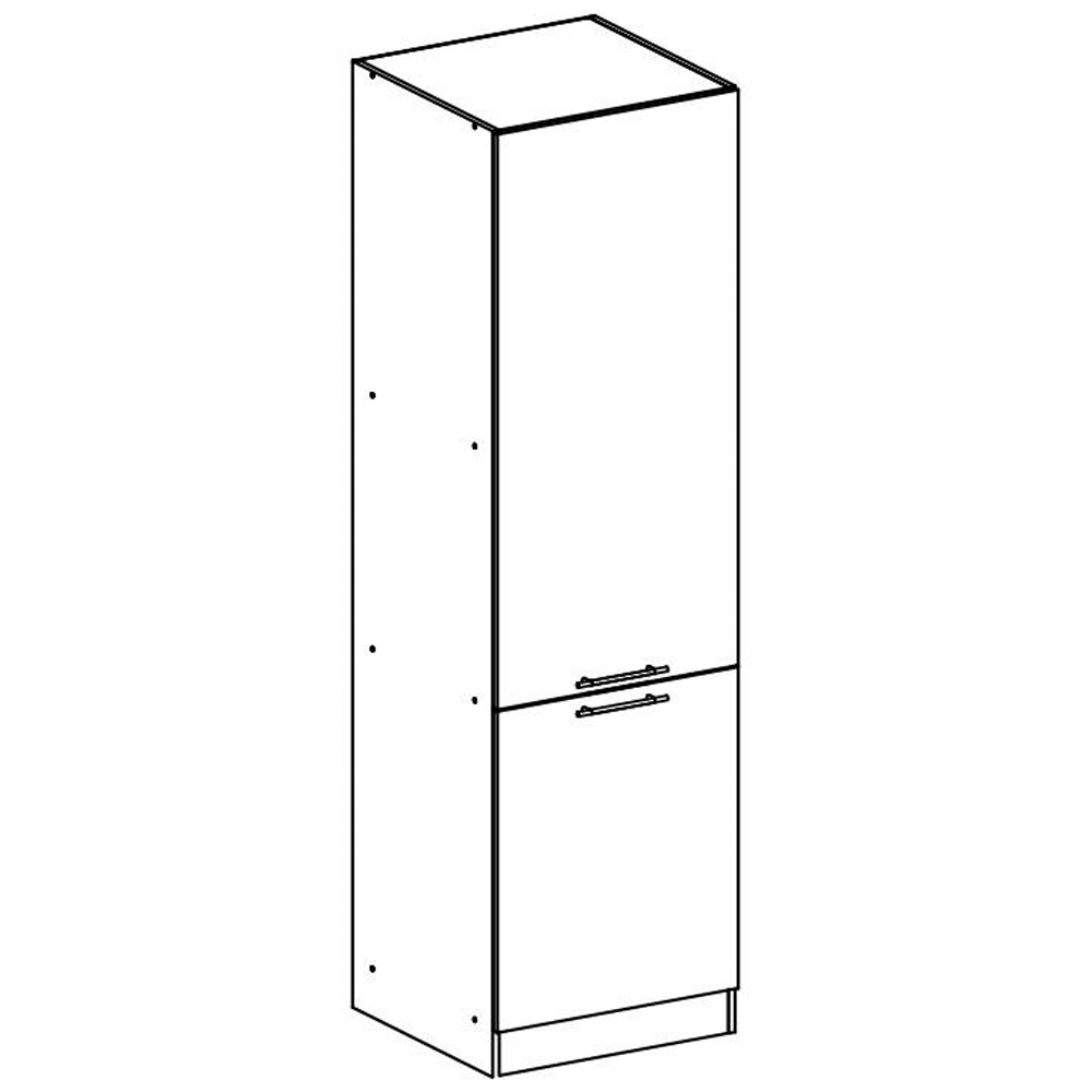 Dulap pentru produse alimentare, stejar sonoma/alb, deschidere stânga, FABIANA S - 60/210