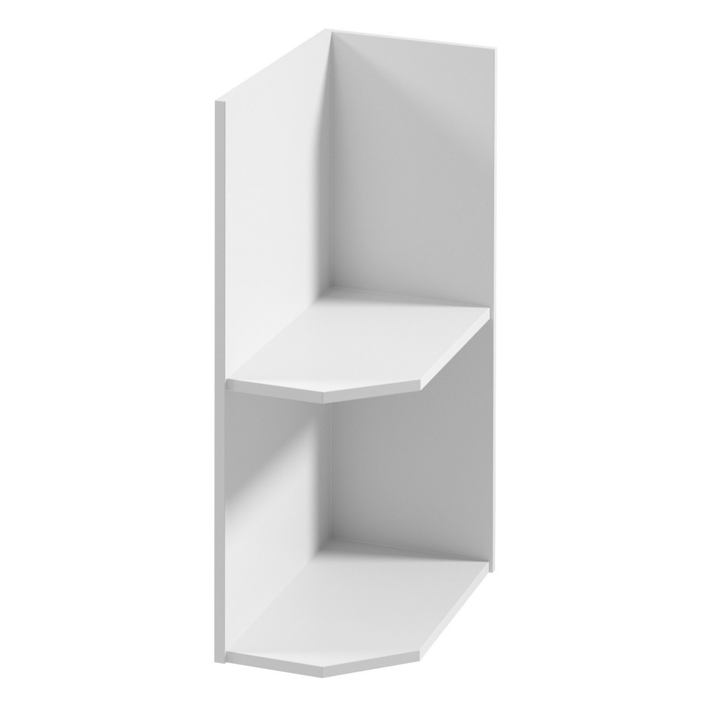 Dulap inferior cu două rafturi D25PZ, model dreapta, alb, PROVENCE