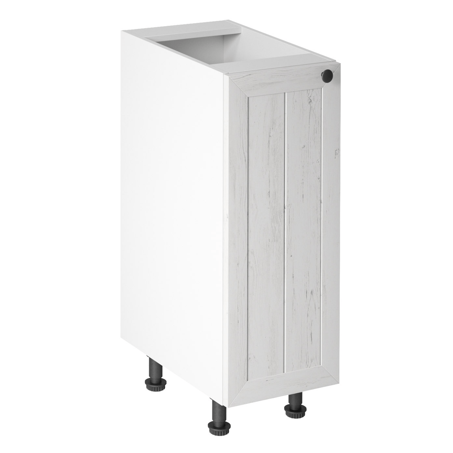 Dulăpior inferior D30, model stânga, alb,/pin Andersen, PROVENCE