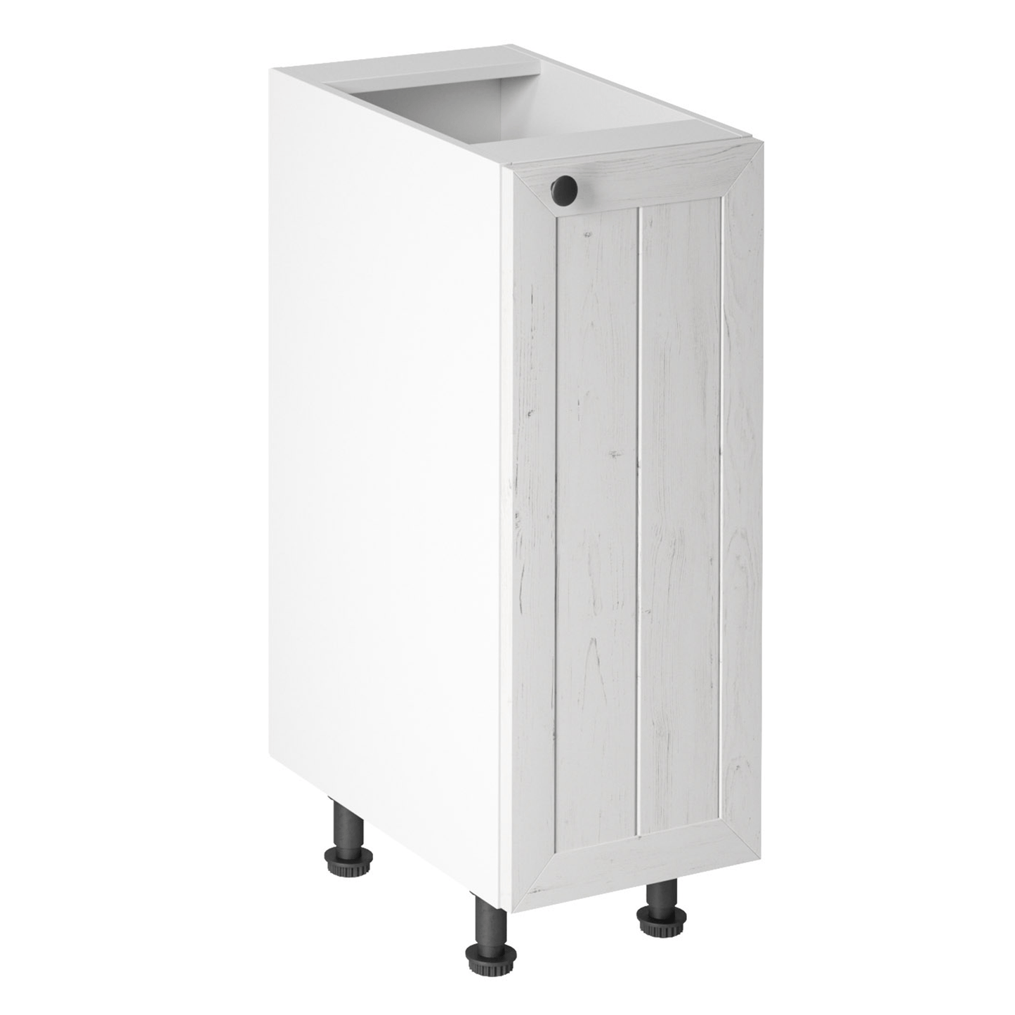 Dulăpior inferior D30, model dreapta, alb/pin Andersen, PROVENCE