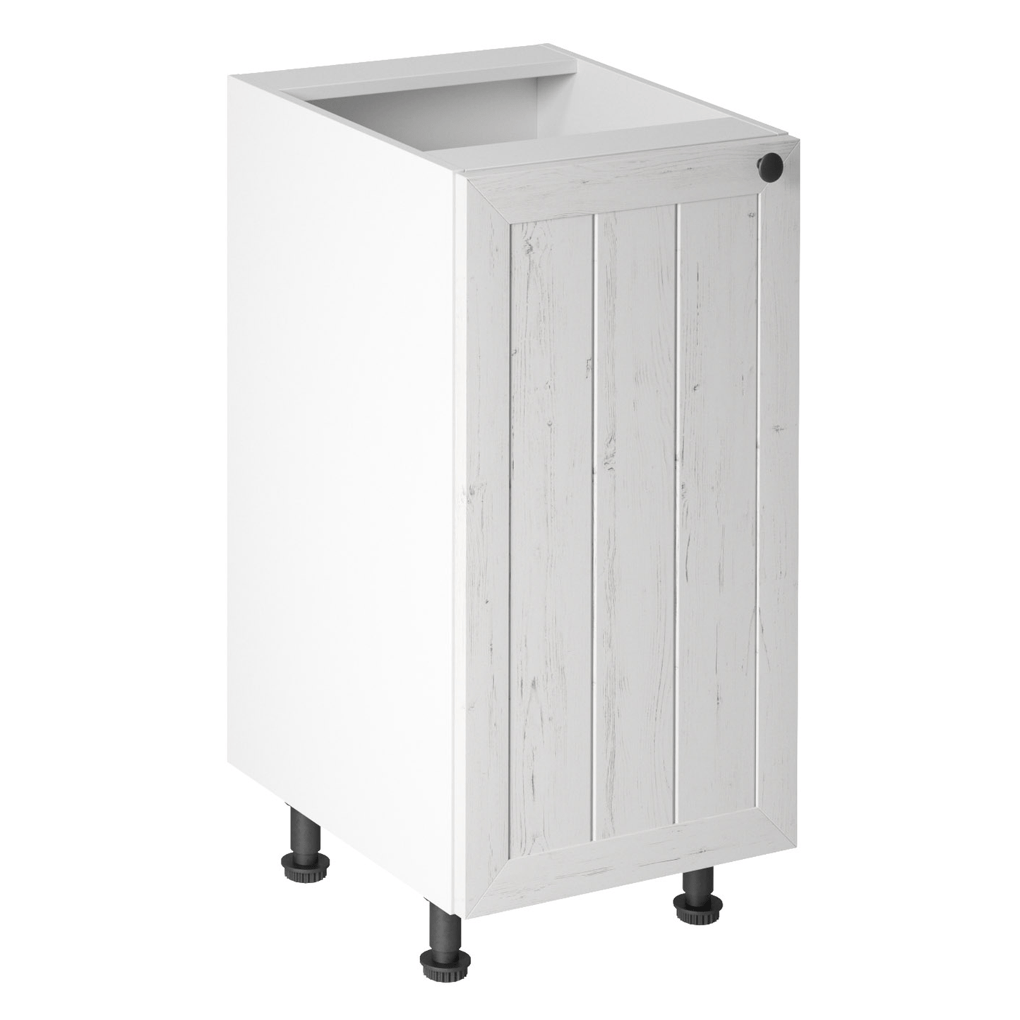 Dulăpior inferior D40, model stânga, alb/pin Andersen, PROVENCE