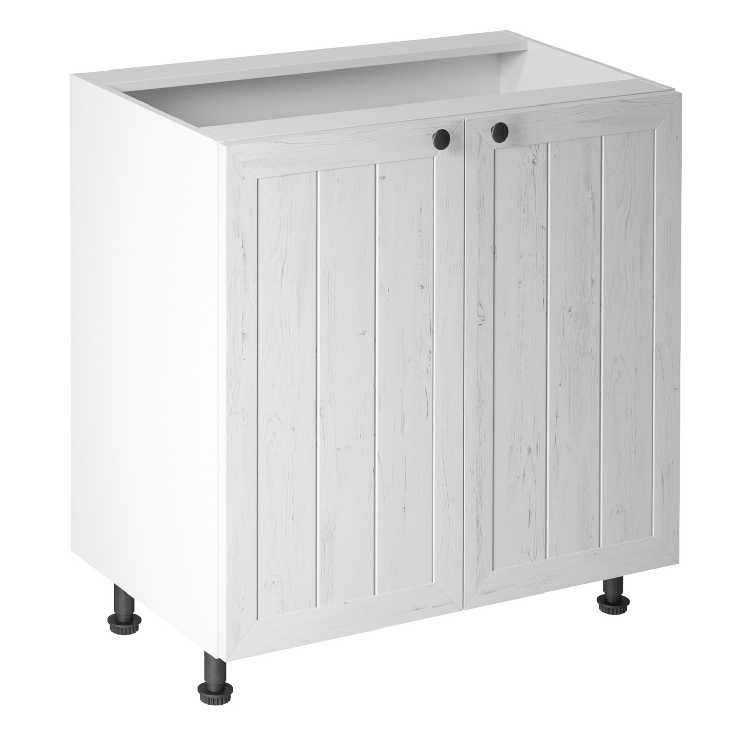 Dulăpior inferior cu uşă D80, alb/pin Andersen, PROVENCE