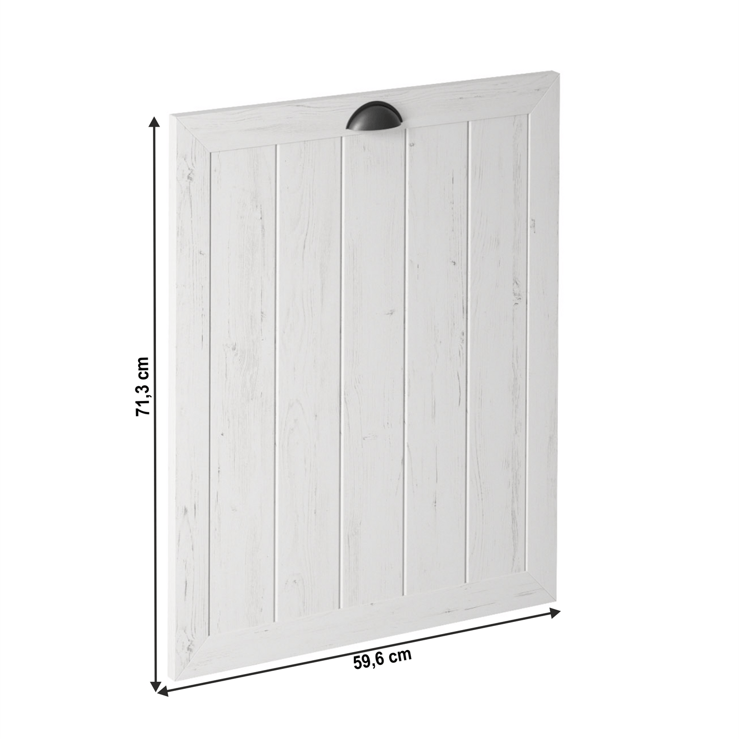 Uşă pentru maşină de spălat vase, pin Andersen, 59,6x71,3, PROVENCE