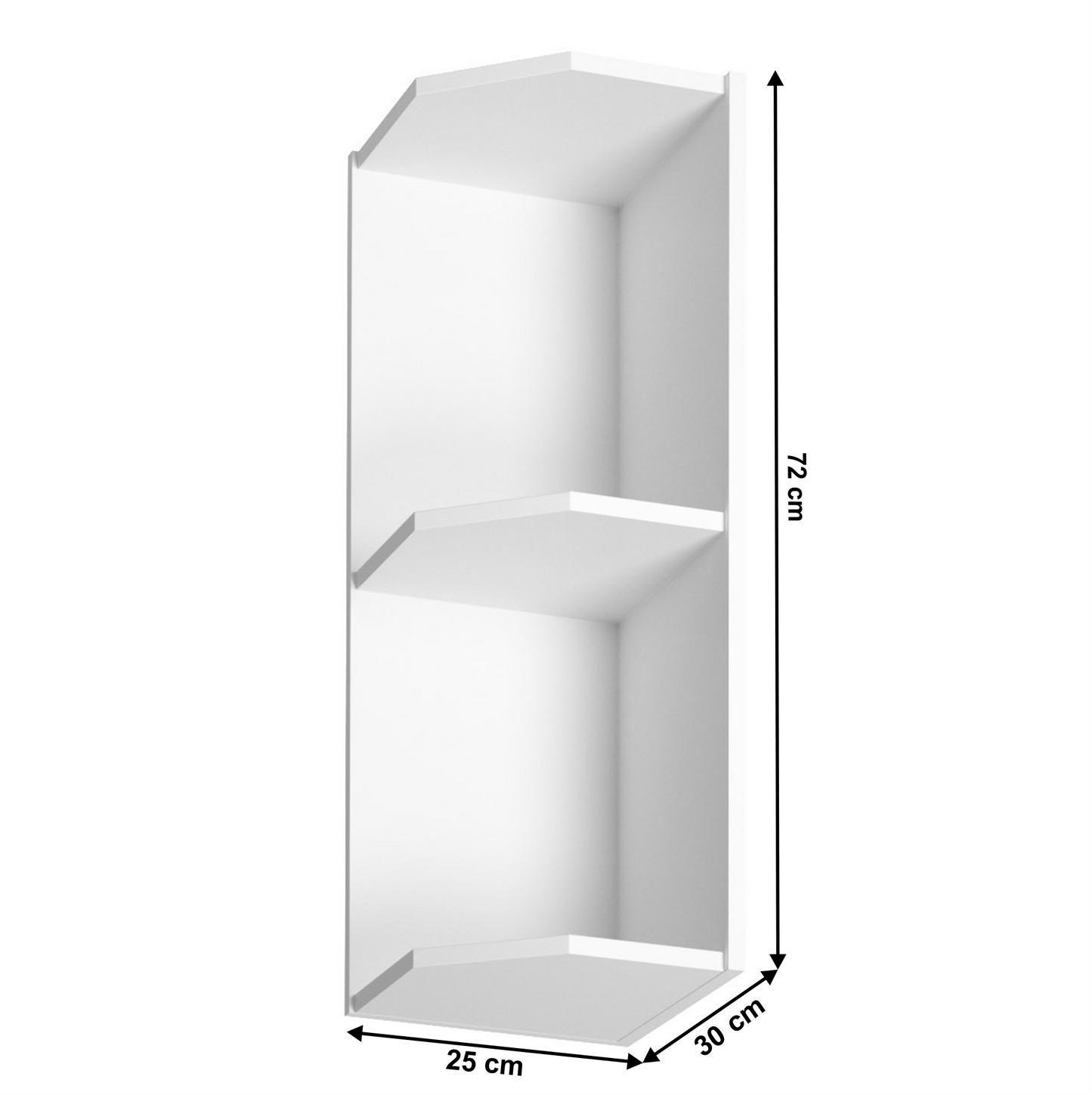 Dulap superior cu rafturi G25P, alb, PROVENCE