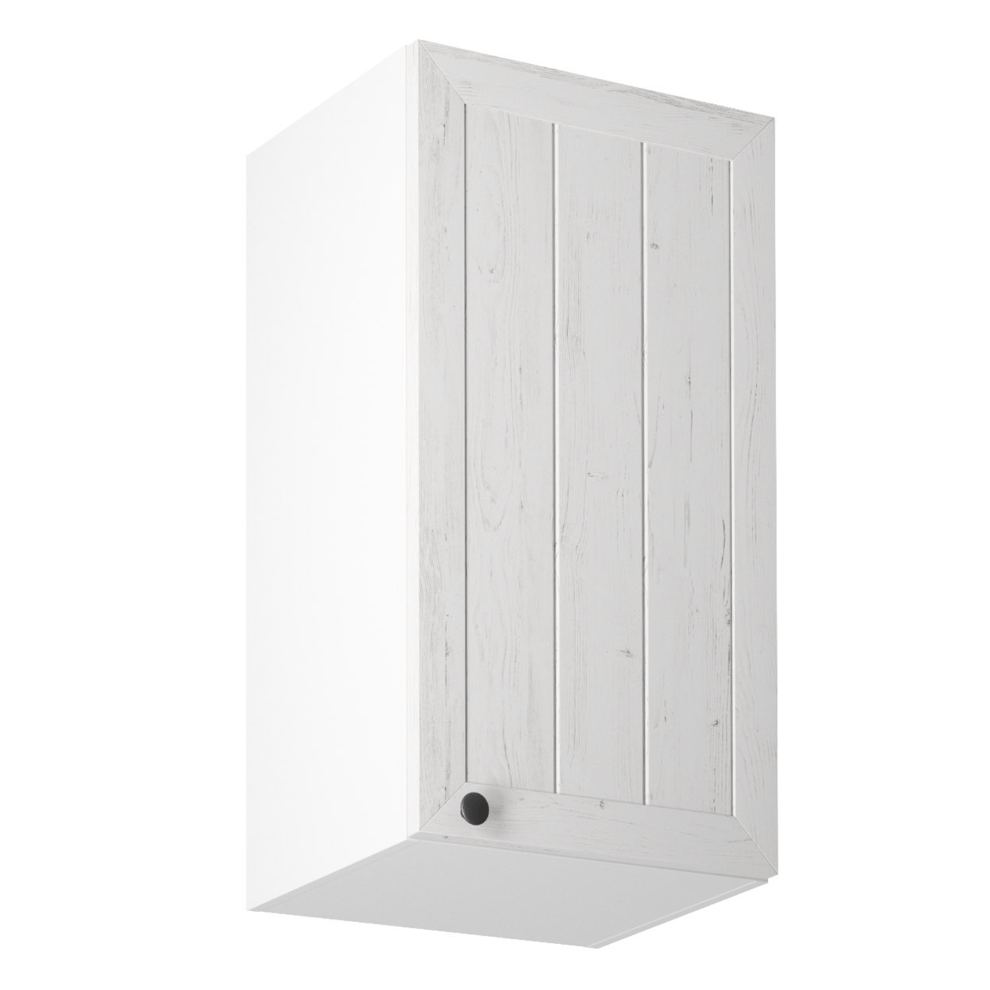 Dulap superior G40, model dreapta, alb/pin Andersen, PROVENCE