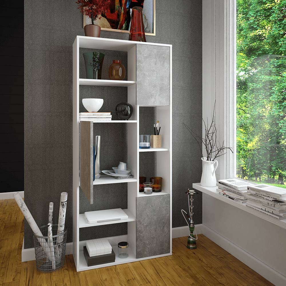 Raft, alb / beton, ULIMI