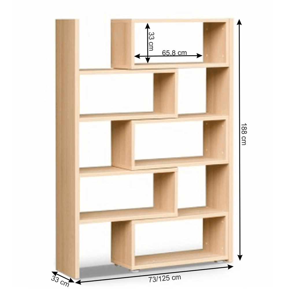 Etajeră, stejar sonoma, KLOE I