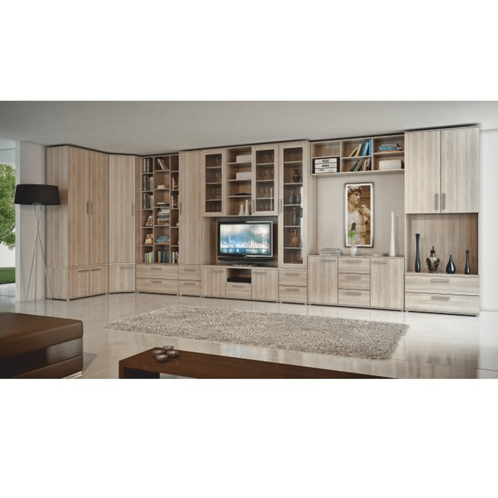 Etajeră joasă, DTD laminat, stejar sonoma, DUNAJ TIPUL12