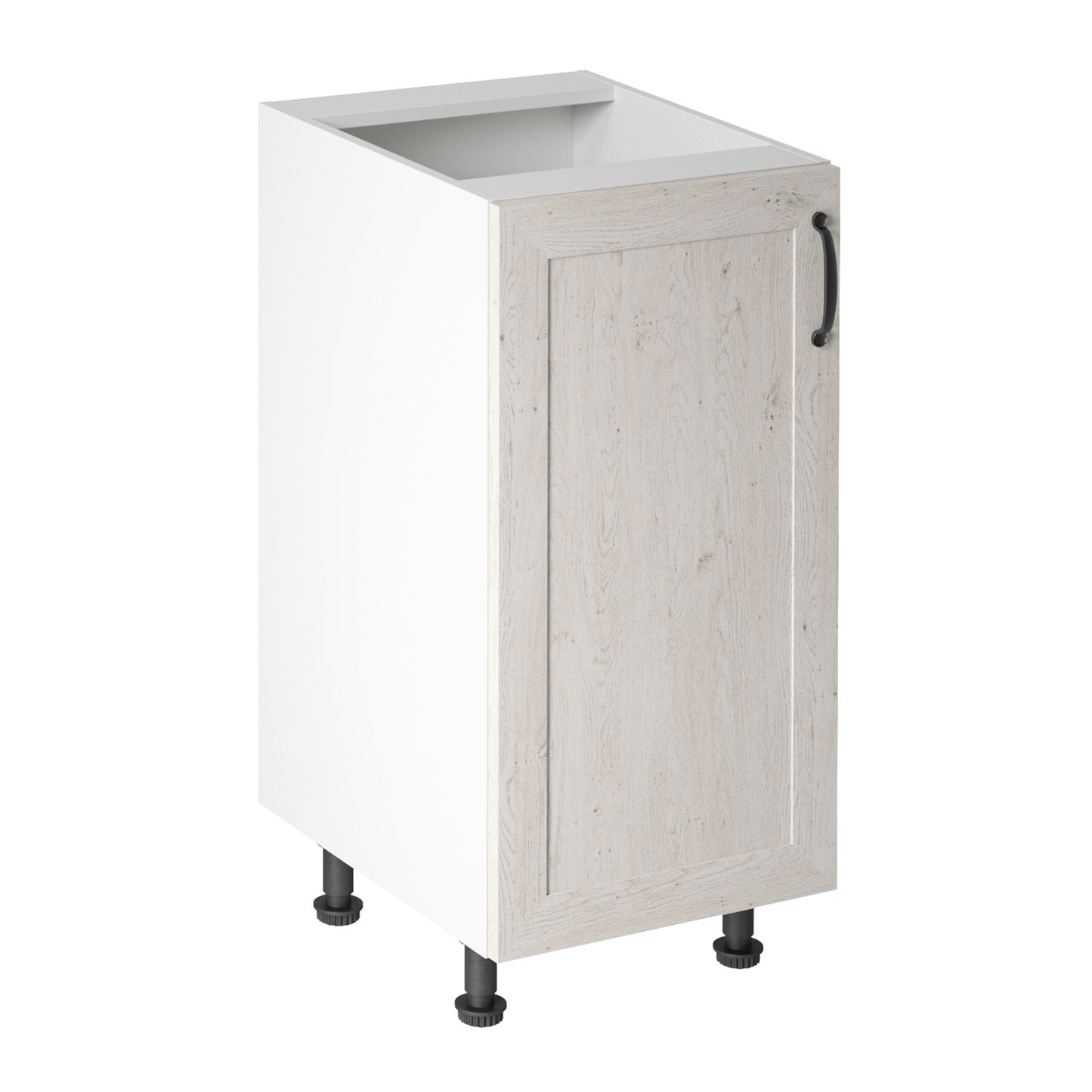 Dulap inferior, alb/pin nordic, deschidere stânga, ROYAL D40