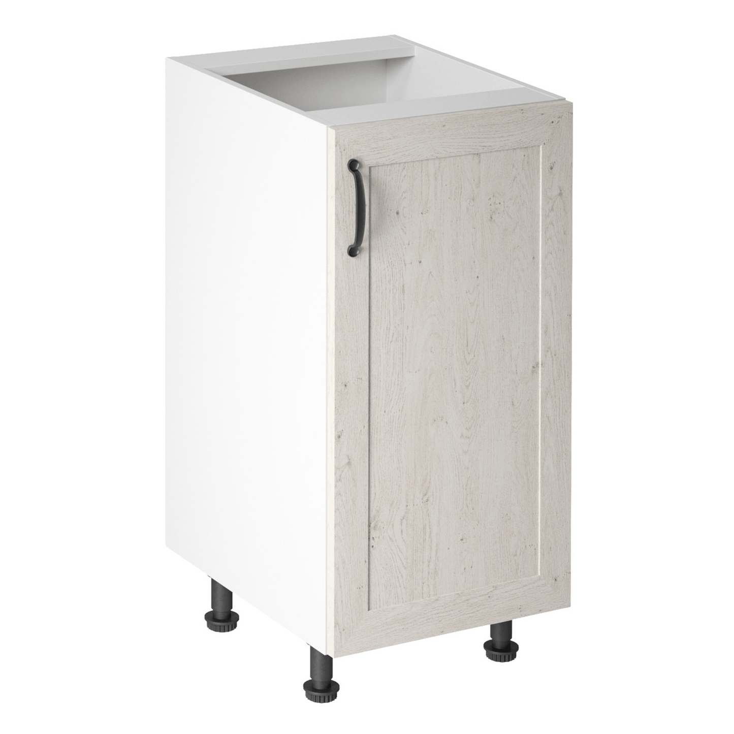 Dulap inferior, alb/pin nordic, deschidere dreapta, ROYAL D40