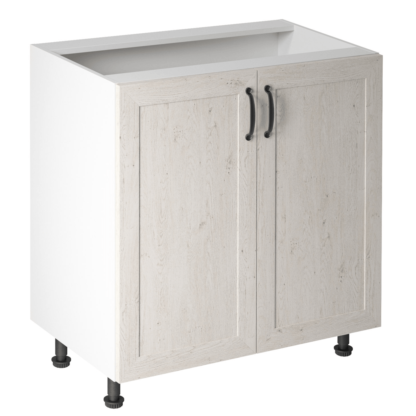 Dulap inferior, alb/pin nordic, ROYAL D80