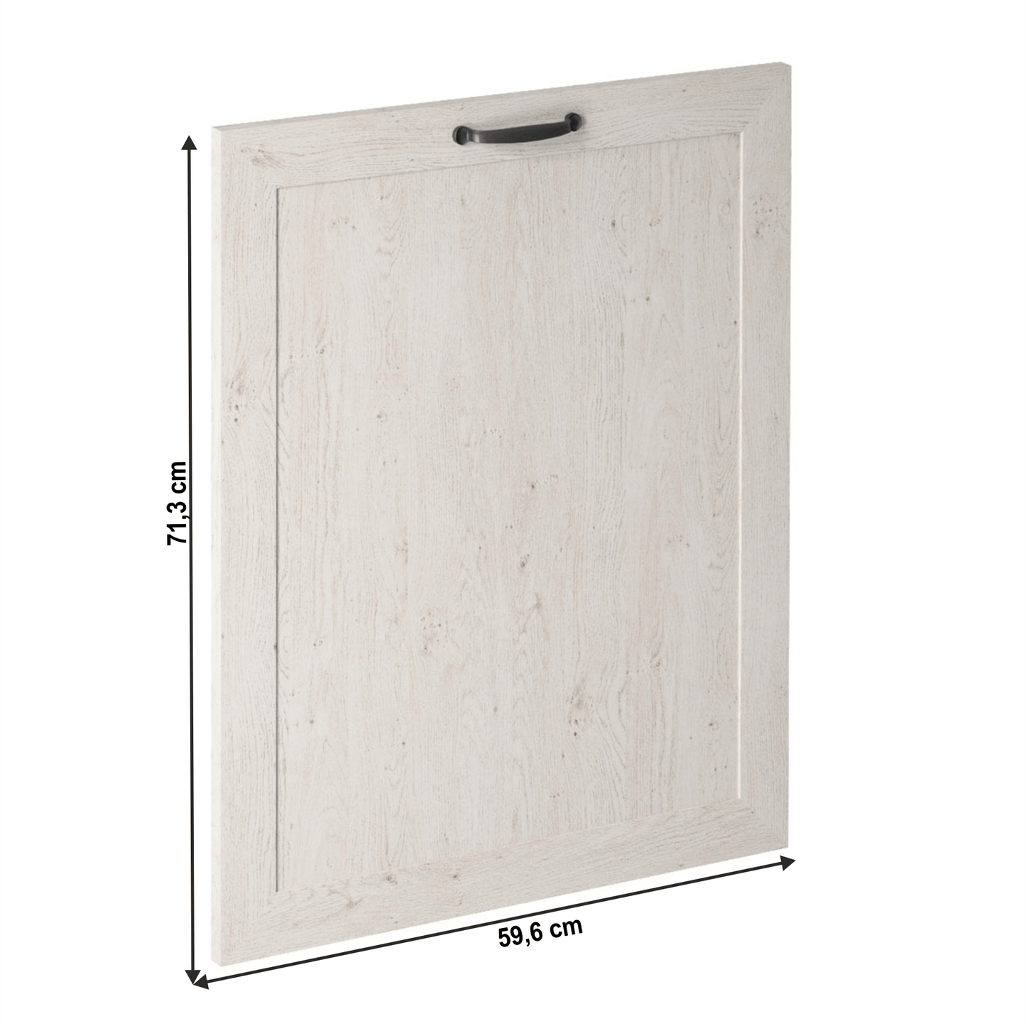 Uşă pentru maşina de spălat vase, 59,6x71,3, pin nordic, ROYAL