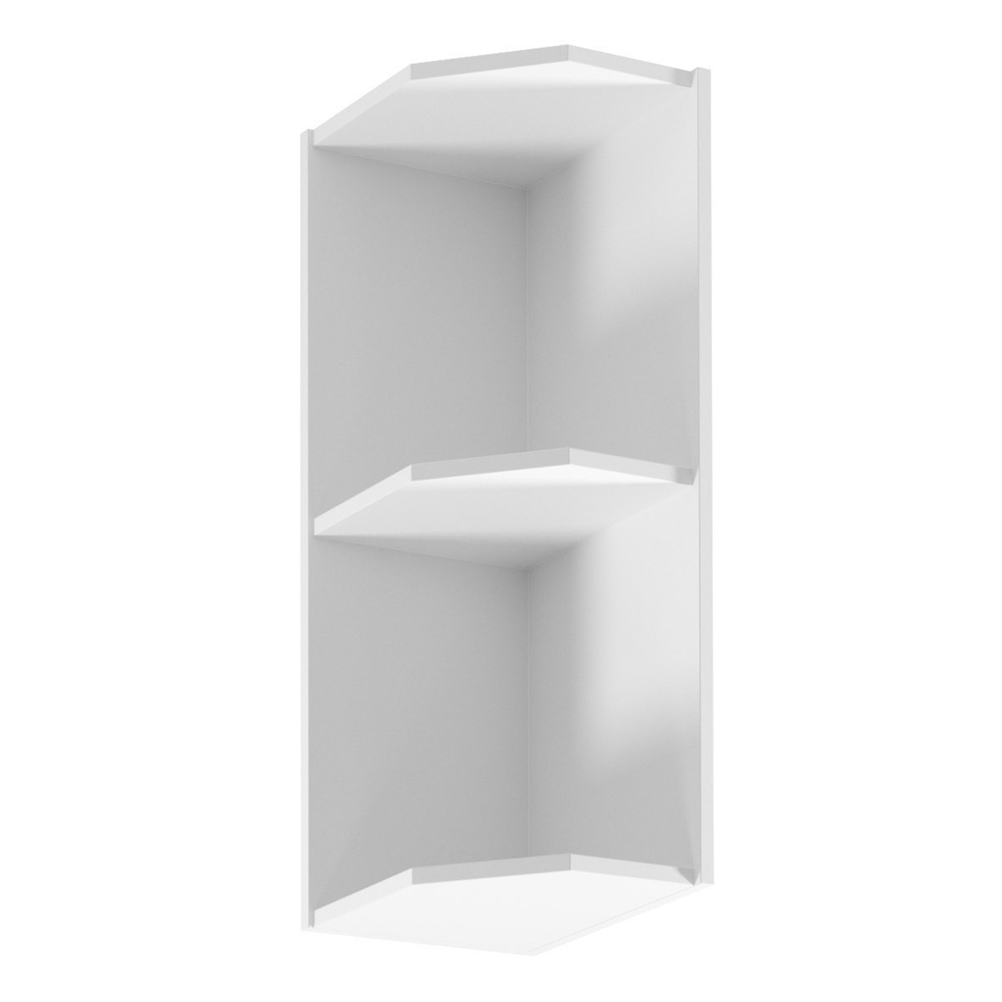 Etajeră superioară de colţ, alb, ROYAL G25PZ