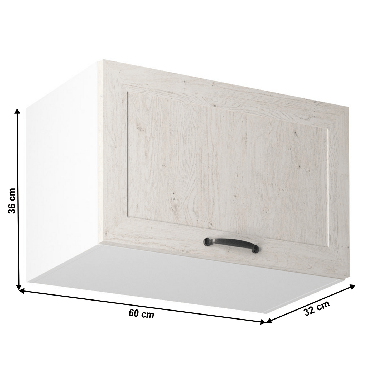 Dulap superior, alb/pin nordic, ROYAL G60KN