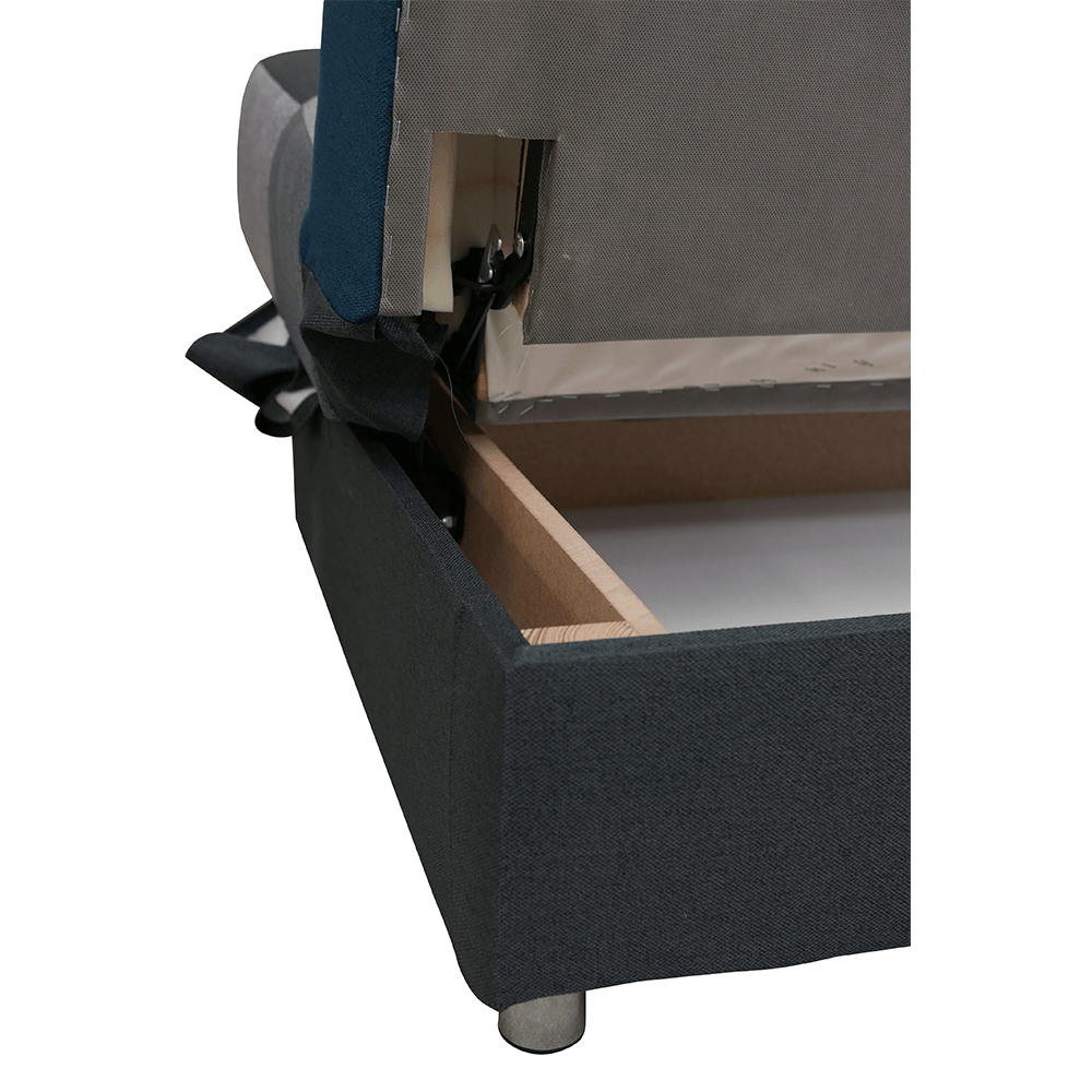 Canapea, albastru, ţesătură malmo, ALABAMA