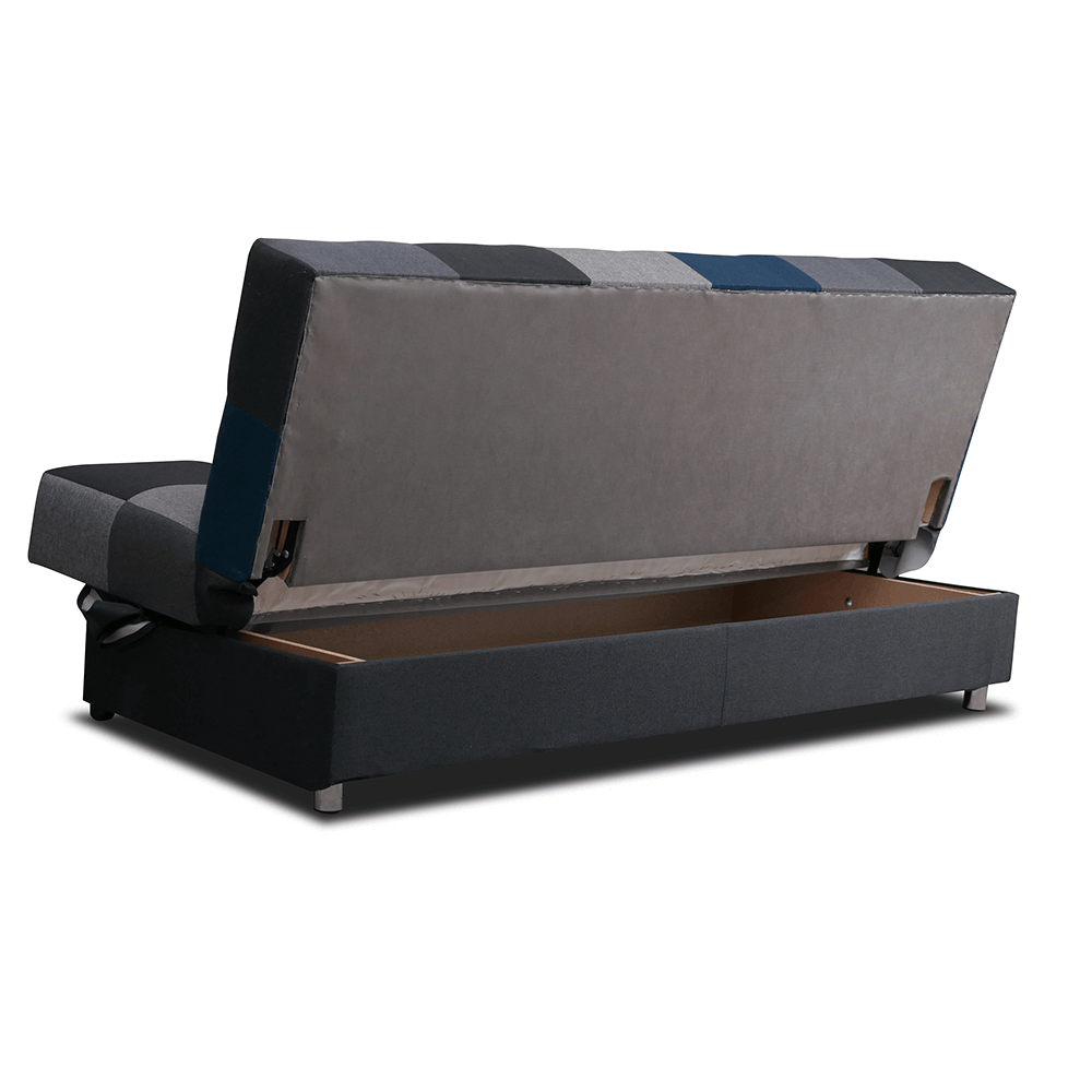 Canapea, albastru, ţesătură malmo, ALABAMA