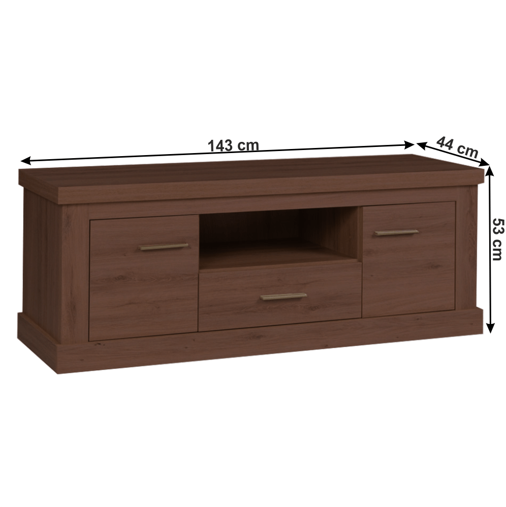 Măsuţă RTV AR9, stejar stirling, HILARD