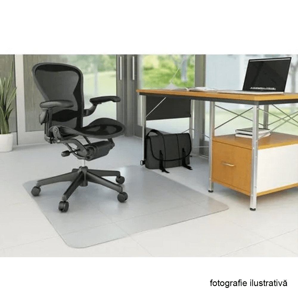 Protecţie podea sub scaun, transparent, 100x70 cm, 0,8 mm, ELLIE NEW TIP 6