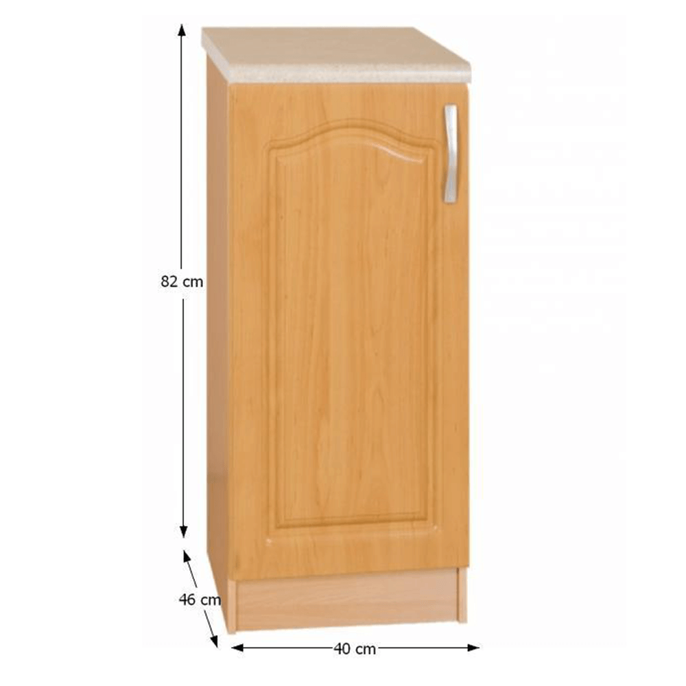 Dulap bucătărie, arin, de stânga, LORA MDF NEW KLASIK S41