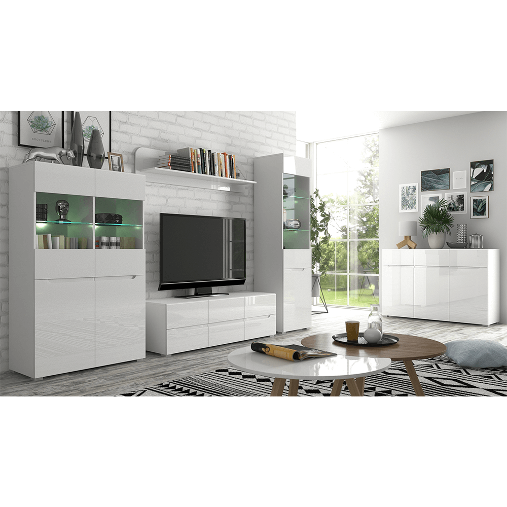 Poliţă 90, alb, JOLK