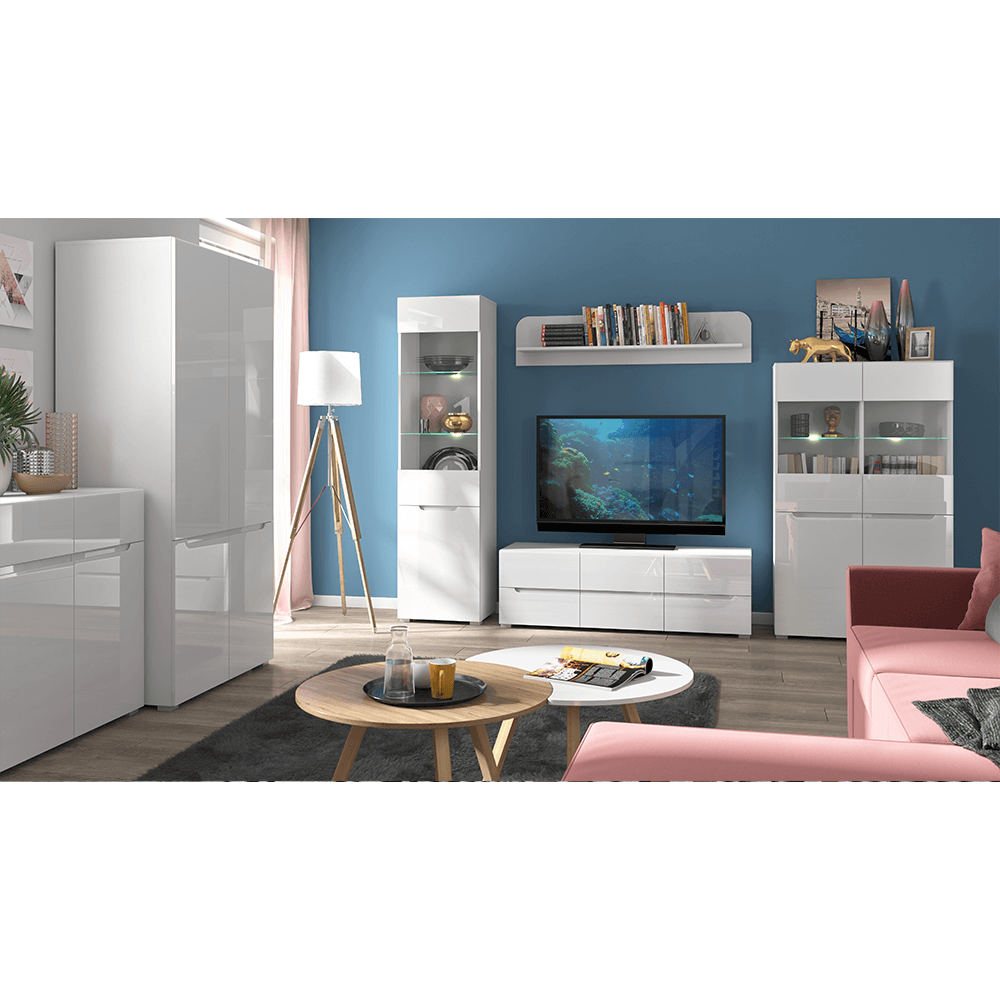 Poliţă 90, alb, JOLK