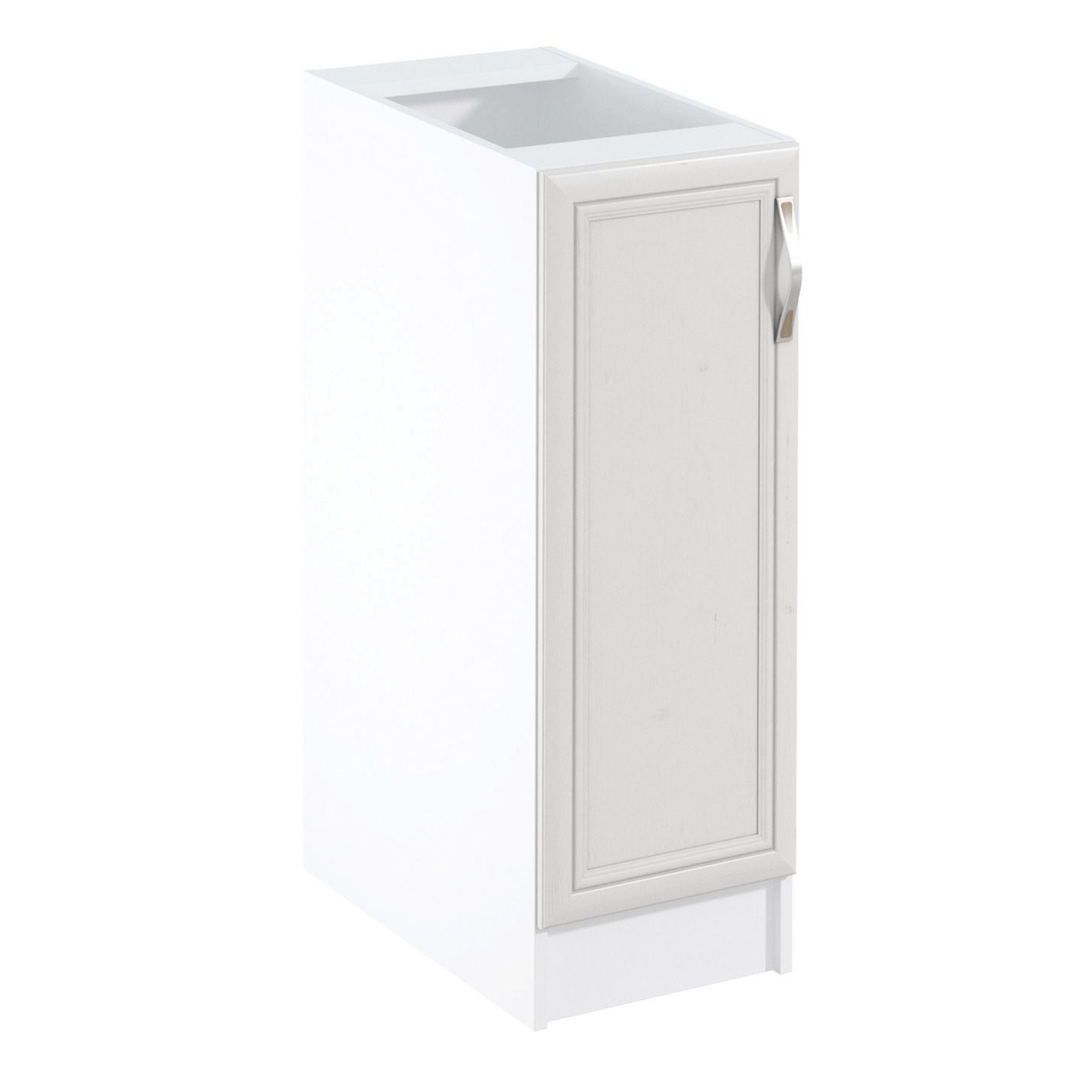 Dulap inferior D30 cu uşă, model stânga, alb/pin Andersen, SICILIA