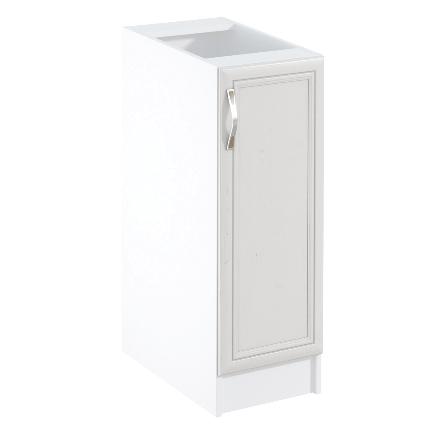 Dulap inferior D30 cu uşă, model dreapta, alb/pin Andersen, SICILIA