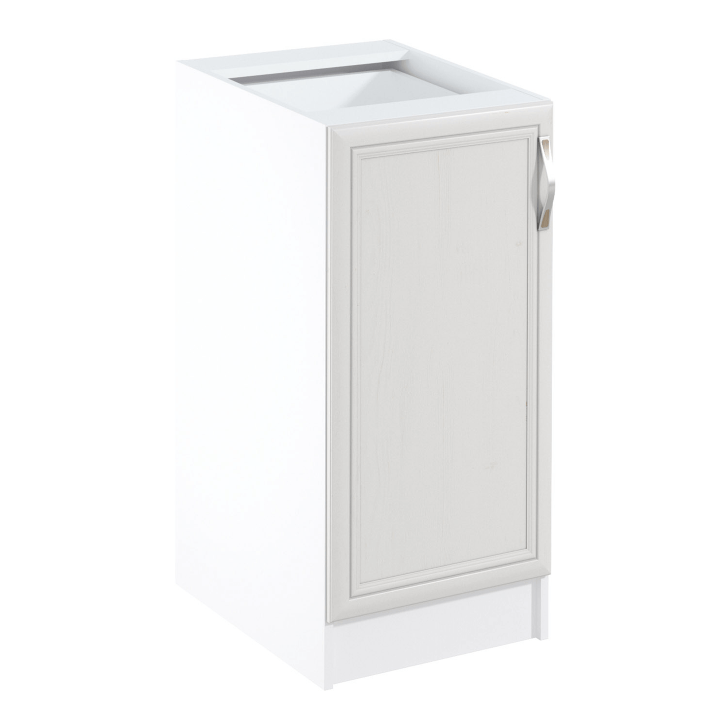 Dulap inferior D40, model stânga, alb/pin Andersen, SICILIA