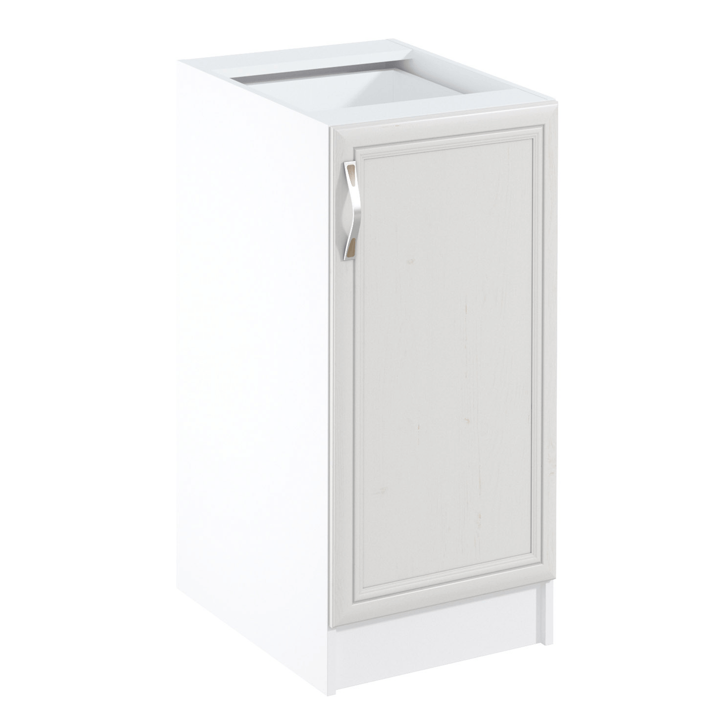 Dulap inferior D40, model dreapta, alb/pin Andersen, SICILIA