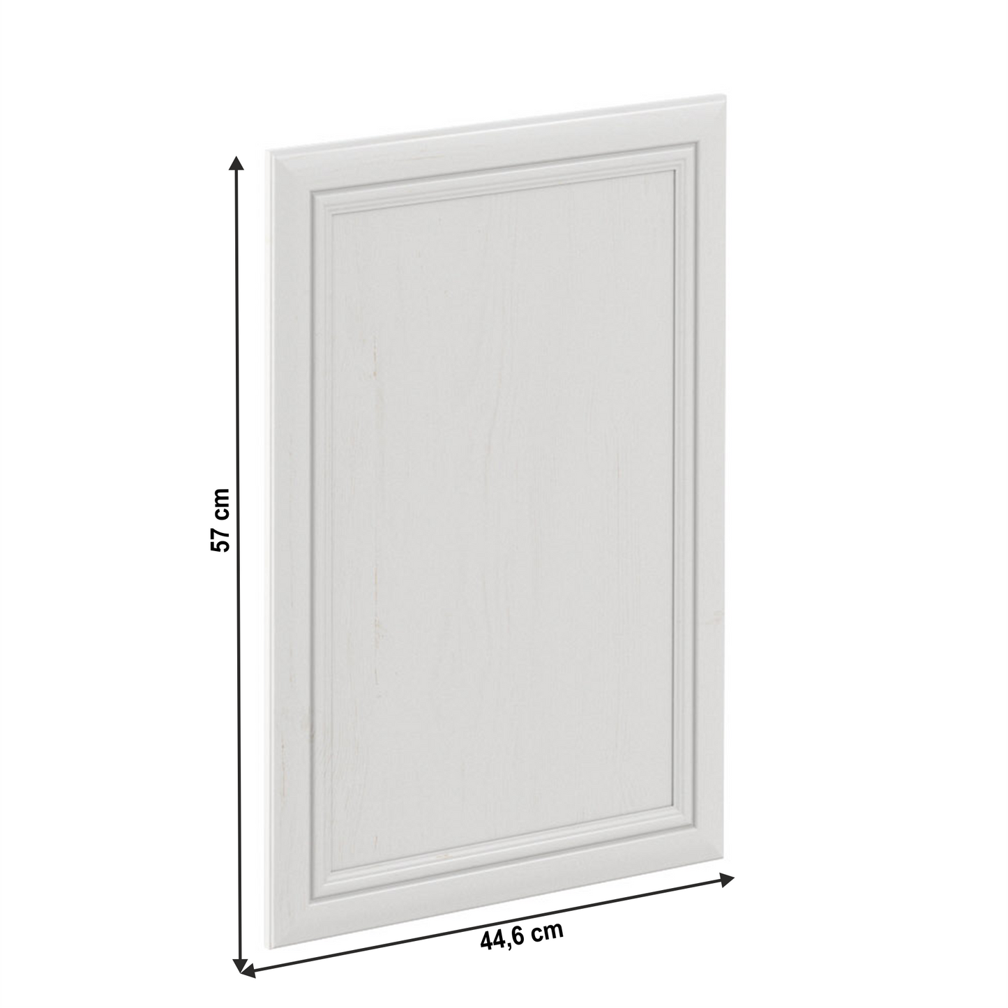 Uşă pentru maşina de spălat vase încorporată, 44,6x57, pin Andersen, SICILIA